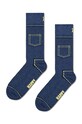 Happy Socks skarpetki Denim Sock skarpetki długie granatowy P000739