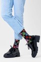 Ponožky Happy Socks Peace P000729 černá SS24