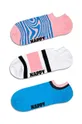 Čarape Happy Socks Dizzy No Show Socks 3-pack