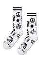 λευκό Κάλτσες Happy Socks Random Rave Sneaker Unisex