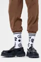 Κάλτσες Happy Socks Random Rave Sneaker λευκό
