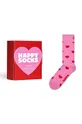 ροζ Κάλτσες Happy Socks Gift Box Unisex