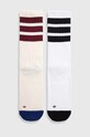 Ponožky adidas Originals 3-pak dlhé ponožky biela IB9170