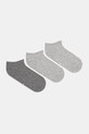 United Colors of Benetton sosete 3-pack sosete scurte gri 6GRD2701L