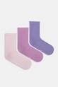 United Colors of Benetton șosete 3-pack sosete lungi violet 6GRD2701M