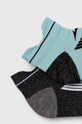 Ponožky Mizuno Active Training Mid 2-pack J2GX1055 tyrkysová AW24