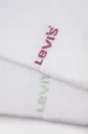 Ponožky Levi's 2-pak biela