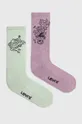 ljubičasta Čarape Levi's 2-pack Unisex