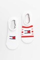 Tommy Jeans skarpetki 2-pack skarpetki krótkie biały 701227803
