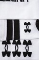 Nogavice Under Armour Performance Tech 3-pack 1379515 bela AW24