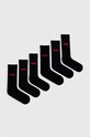 Levi's sosete 6-pack sosete lungi negru 37157.1053