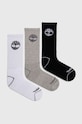 Timberland skarpetki 3-pack skarpetki długie czarny TB0A2PTZM051