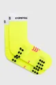 rumena Nogavice Compressport Pro Racing Socks v4.0 Run High Unisex
