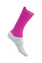 Κάλτσες Compressport Pro Racing Socks v4.0 Bike ροζ XU00049B