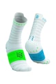 Compressport skarpetki Pro Racing Socks v4.0 Ultralight Run High - White/Alloy biały XU00050B