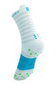 Compressport skarpetki Pro Racing Socks v4.0 Ultralight Run High - White/Alloy biały XU00050B
