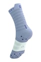 Compressport skarpetki Pro Racing Socks v4.0 Ultralight Run High - White/Alloy fioletowy XU00050B
