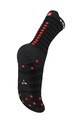 Ρούχα Κάλτσες Compressport Pro Racing Socks v4.0 Ultralight Run High - White/Alloy XU00050B μαύρο