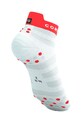 Ρούχα Κάλτσες Compressport Pro Racing Socks v4.0 Ultralight Run Low XU00051B λευκό