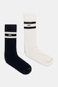 Lacoste șosete 2-pack sosete lungi bleumarin RA6842
