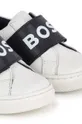 Παιδικά δερμάτινα αθλητικά παπούτσια BOSS λευκό