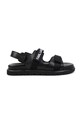 Παιδικά δερμάτινα σανδάλια Karl Lagerfeld Z30014. μαύρο SS24