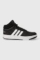 adidas Originals gyerek sportcipő HOOPS 3.0 MID K magas fekete GW0402