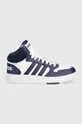 Παιδικά αθλητικά παπούτσια adidas Originals HOOPS 3.0 MID K σκούρο μπλε