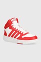 adidas Originals sneakers pentru copii HOOPS 3.0 MID K sintetic rosu IG3718