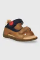 Detské kožené sandále Geox SANDAL MACCHIA hnedá