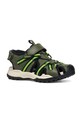 Dětské sandály Geox BOREALIS textilní zelená J450RB.014ME.28.35