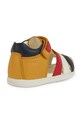 Băieți Geox sandale din piele pentru copii SANDAL MACCHIA B254VA.085BC. galben