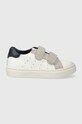 Geox sneakers pentru copii NASHIK piele alb B455NE.08522.24.27