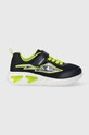 Geox sneakers pentru copii ASSISTER textil verde J45DZA.014CE.28.31