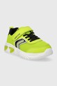 Geox sneakers pentru copii ASSISTER J45DZC.014CE.24.27 verde SS25