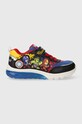 Dětské sneakers boty Geox CIBERDRON x Marvel textilní vícebarevná J45LBE.014CE.32.35