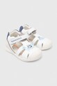 Băieți Biomecanics sandale din piele pentru copii 242123 alb