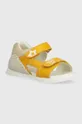 žltá Detské kožené sandále Biomecanics Chlapčenský