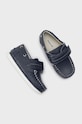 Детские кожаные мокасины Mayoral 41581.81A.Baby тёмно-синий SS24