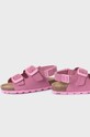 Mayoral sandale din piele intoarsa pentru copii 41603.I0B.Baby roz SS24