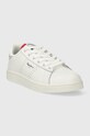 Dětské kožené sneakers boty Pepe Jeans PLAYER BASIC B PBS00001 bílá SS24