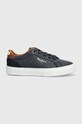 Dětské sneakers boty Pepe Jeans KENTON COURT B imitace kůže námořnická modř PBS30569