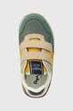 Pepe Jeans sneakers pentru copii LONDON URBAN BK verde PBS40004
