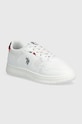 Дитячі кросівки U.S. Polo Assn. DENNY004 імітація лицьової шкіри білий DENNY004.35.39