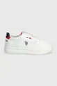 Παιδικά αθλητικά παπούτσια U.S. Polo Assn. DENNY004 λευκό