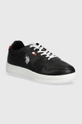 czarny U.S. Polo Assn. sneakersy dziecięce DENNY004 Chłopięcy