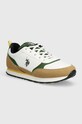 U.S. Polo Assn. sneakers pentru copii NOBIK013A textil verde NOBIK013A.35.39