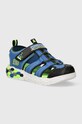 Детски сандали Skechers MEGA-SPLASH 2.0 изкуствена кожа син 402213L