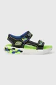 Detské sandále Skechers MEGA-SPLASH 2.0 CUBOSHORE čierna