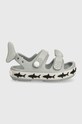 Crocs sandały dziecięce Crocband Cruiser Shark SandalT 210031.Crocband.Cruiser szary SS24
